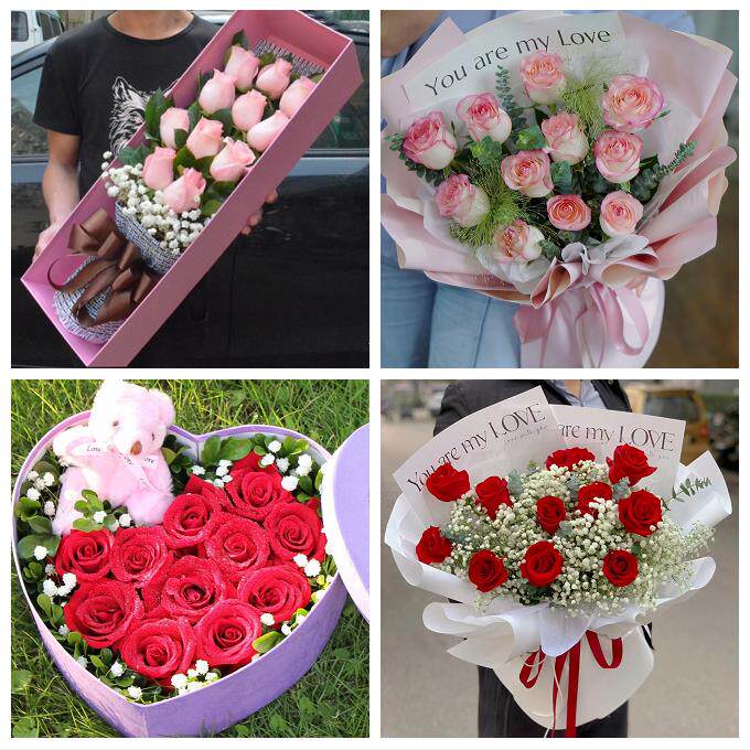 北京市房山区拱辰西潞街阎村镇鲜花店同城配送女朋友情人节红玫瑰