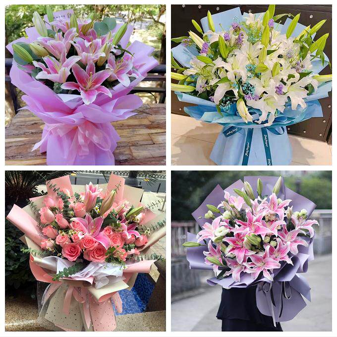 送上海市青浦区重固镇白鹤镇同城鲜花店订玫瑰百合送女友老婆生日