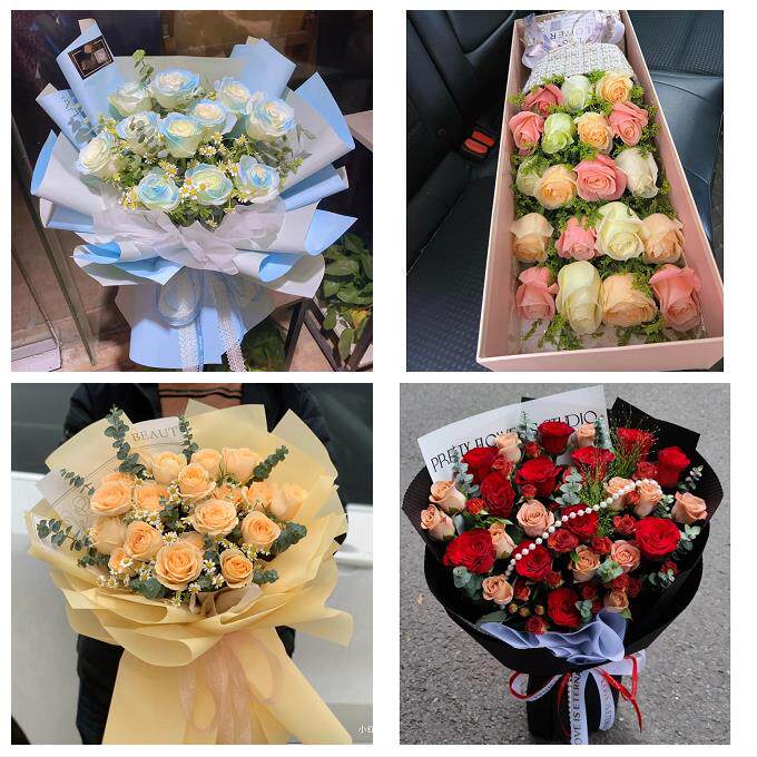 江苏连云港市东海县灌云灌南县同城鲜花店送11朵33枝玫瑰表白女友