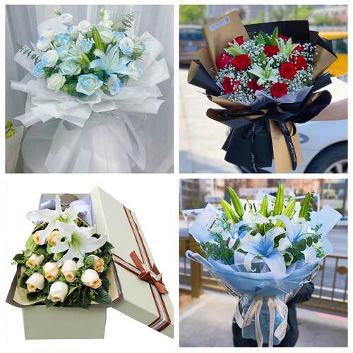 赣州市定南全南县宁都于都县同城鲜花店订玫瑰百合送女友老婆生日