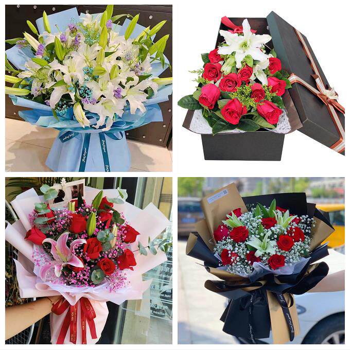 宁夏省吴忠市同心县青铜峡市同城鲜花店订玫瑰百合送女友老婆生日