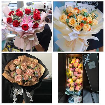 张家口市怀安怀来涿鹿赤城县同城鲜花店情人节玫瑰花束礼盒送女友