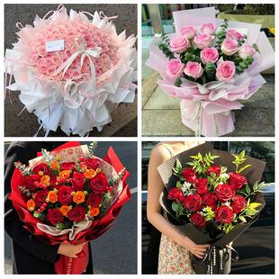 北京市顺义区旺泉高丽营镇李桥同城鲜花店老婆女友生日送玫瑰表白
