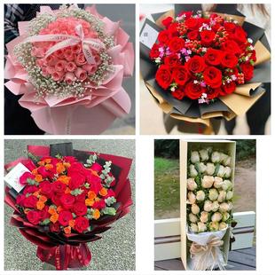 福建莆田市城厢区涵江区荔城区同城鲜花店订情人节玫瑰送女友老婆