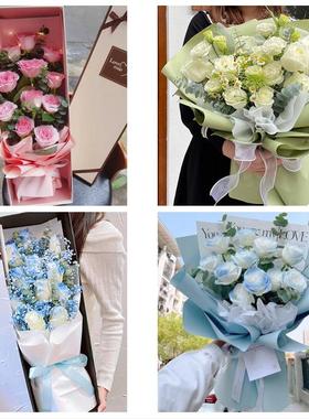 北京市朝阳区高碑店将台太阳宫同城鲜花店订圣诞玫瑰送女朋友老婆