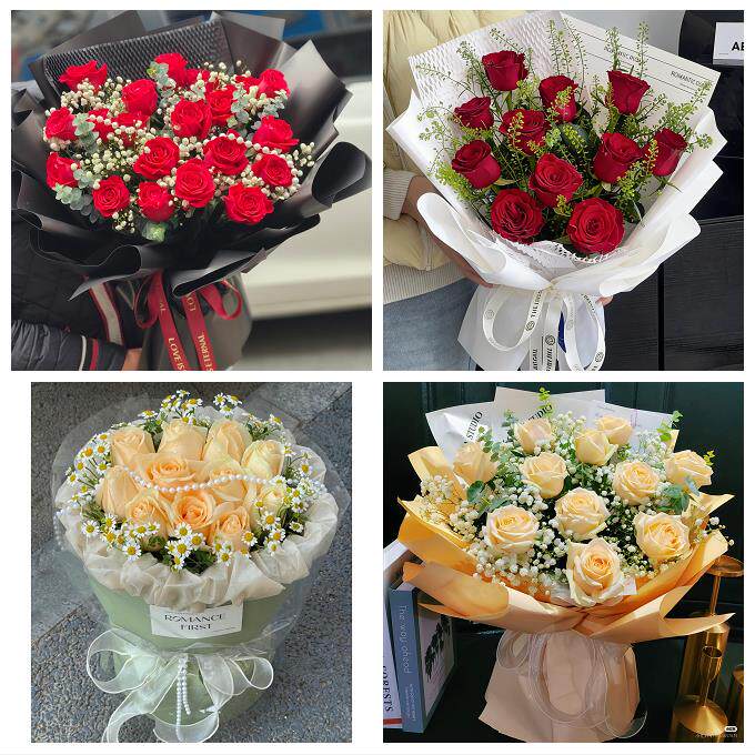 广东深圳市光明区凤凰玉塘马田同城花店订38玫瑰鲜花送老婆女朋友