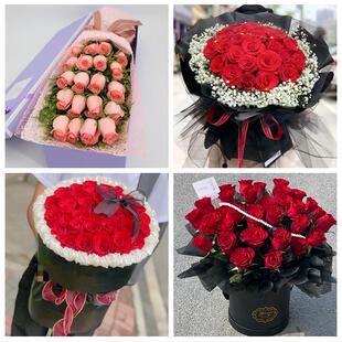 送宁波市余姚市慈溪市奉化市同城鲜花店三八玫瑰送闺蜜女朋友老婆