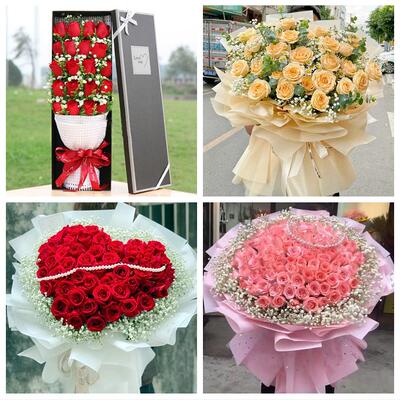 阿克苏市温宿县库车县沙雅县同城鲜花店11朵19红玫瑰七夕节送老婆