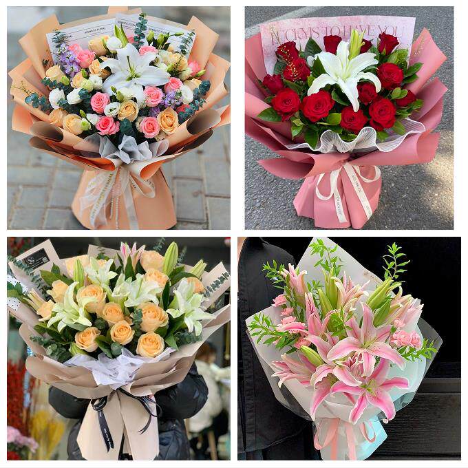 山东济南市历下区市中区槐荫区同城鲜花店送玫瑰百合花束老婆生日