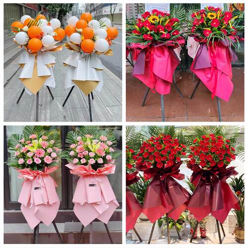 上海市青浦区夏阳盈浦香花桥同城鲜花店新店开业花篮公司乔迁开张