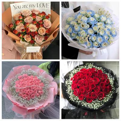 延边州延吉图们敦化市珲春市同城鲜花店情人节玫瑰花束礼盒送女友