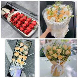 泉州市鲤城丰泽区洛江泉港区同城鲜花店三八玫瑰送闺蜜女朋友老婆