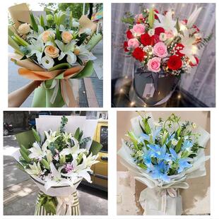 佳木斯市桦南县桦川县汤原县同城鲜花店订玫瑰百合送女友老婆生日
