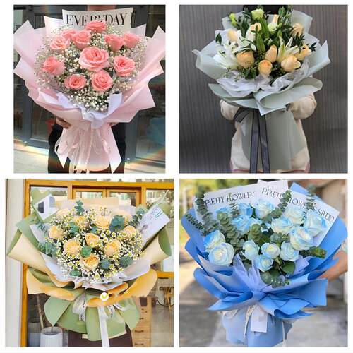 天津市东丽区张贵庄丰年村万新同城鲜花店纪念日送玫瑰花女友生日