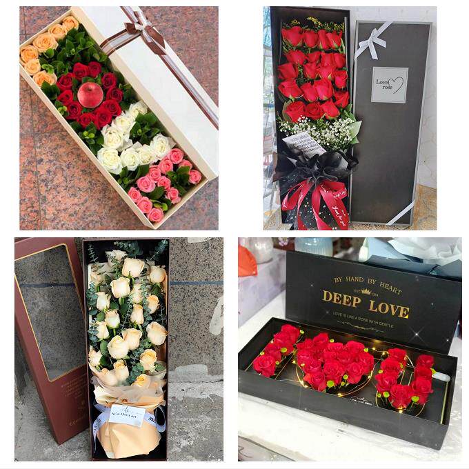 贵阳市南明云岩区花溪乌当区同城鲜花店送女朋友闺蜜圣诞玫瑰礼盒