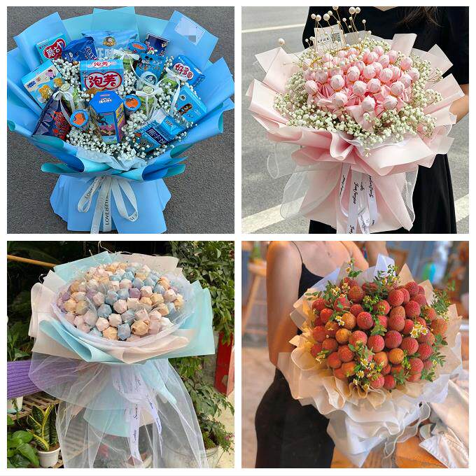 南昌市湾里区青山湖区南昌县同城鲜花店61儿童节鲜花零食饮料花束