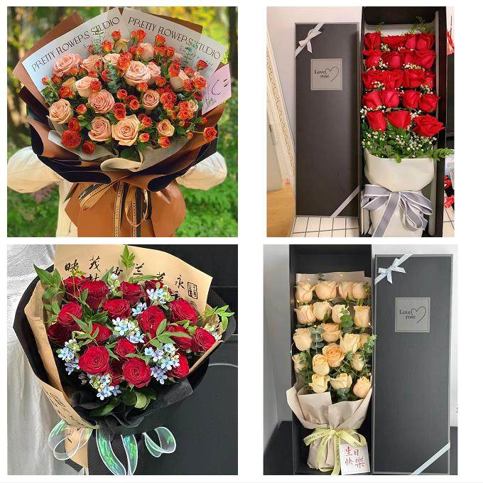 山东淄博周村区桓台高青沂源县同城鲜花店圣诞平安夜玫瑰花束礼盒