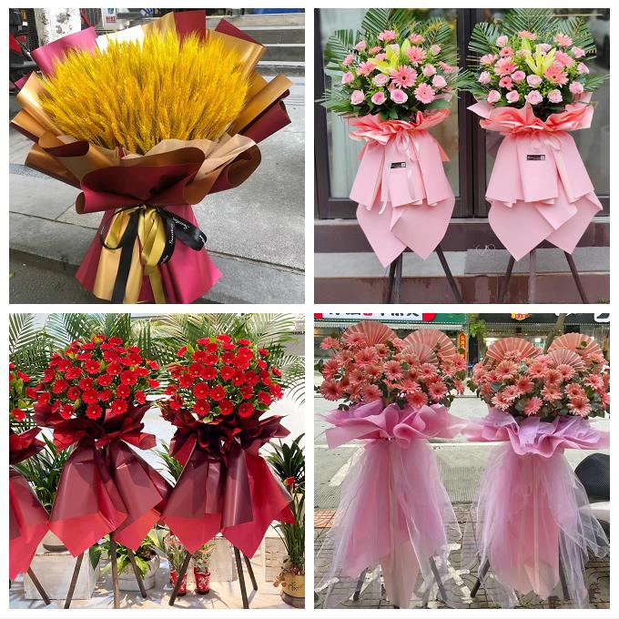 雅安市雨城名山区荥经汉源县同城鲜花店新店开业花篮公司乔迁开张