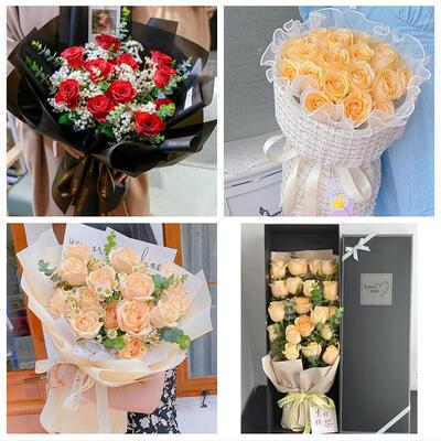 送绥化市庆安县明水县绥棱县同城鲜花店情人节玫瑰花束礼盒送女友