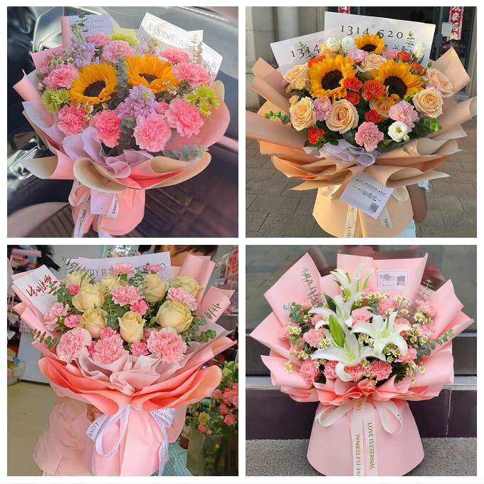 北京市房山区城关新镇向阳街同城鲜花店订康乃馨送长辈生日看病人