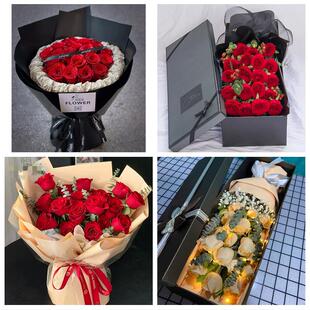 重庆市潼南荣昌区梁平城口县同城鲜花店情人节送老婆玫瑰表白女友