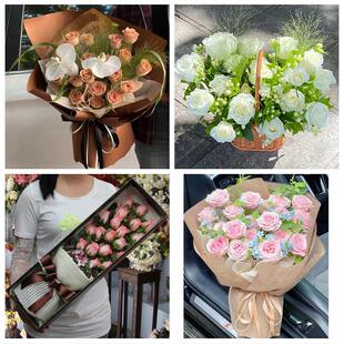 广东省惠州市惠东县龙门县附近鲜花店同城配送女朋友情人节红玫瑰