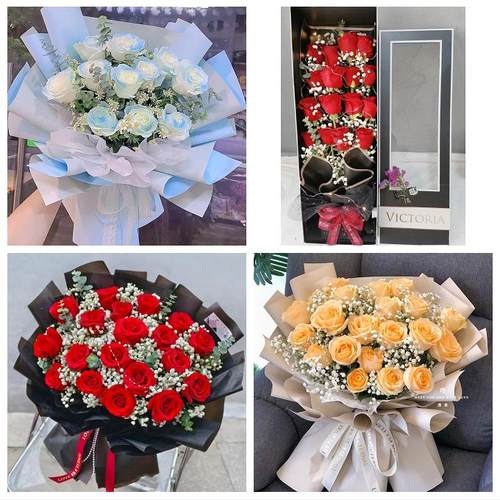 北京海淀区万寿路永定路羊坊店鲜花店同城配送女朋友草莓玫瑰花束