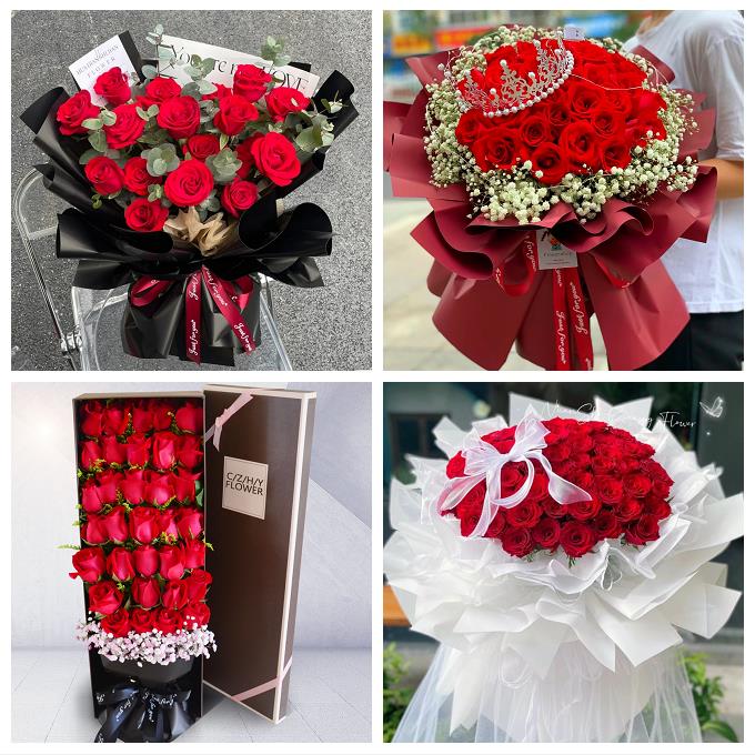 临汾市洪洞县古县安泽浮山县同城鲜花店11朵19红玫瑰七夕节送老婆