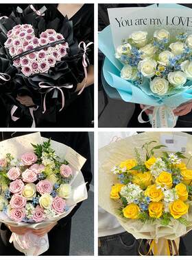 江苏盐城市响水县滨海县阜宁县同城鲜花店老婆女友生日送玫瑰表白