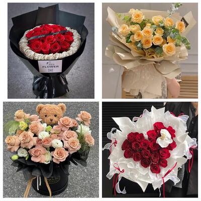 重庆巫溪石柱秀山酉阳彭水县同城鲜花店情人节送老婆玫瑰表白女友