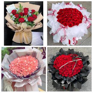 辽源市龙山西安区东丰东辽县同城鲜花店情人节送老婆玫瑰表白女友