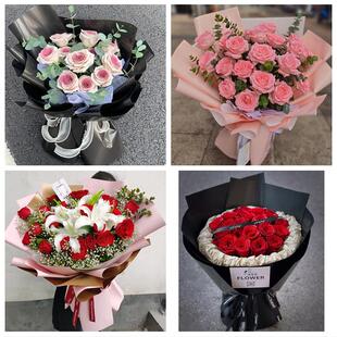邯郸市峰峰矿区永年区临漳县同城鲜花店情人节送老婆玫瑰表白女友