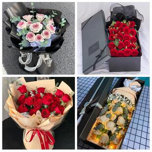 太原市清徐阳曲娄烦县古交市同城鲜花店情人节送老婆玫瑰表白女友