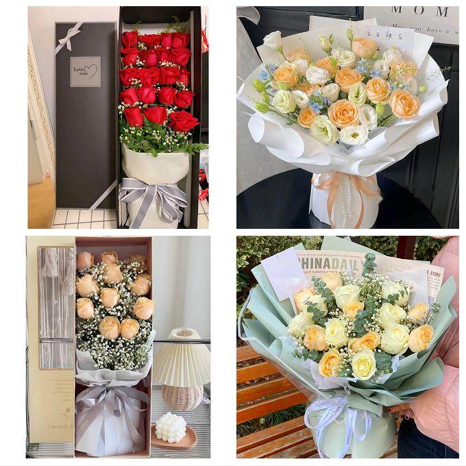 广东省揭阳市惠来县普宁市附近同城鲜花店圣诞平安夜玫瑰花束礼盒