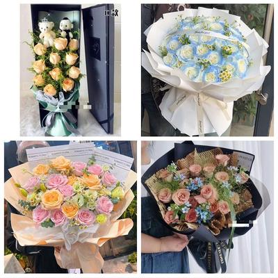 河北省沧州市献县孟村县泊头市同城鲜花店订情人节玫瑰送女友老婆