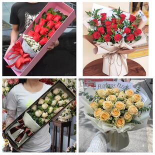 辽宁本溪市南芬区本溪县桓仁县鲜花店同城配送女朋友情人节红玫瑰