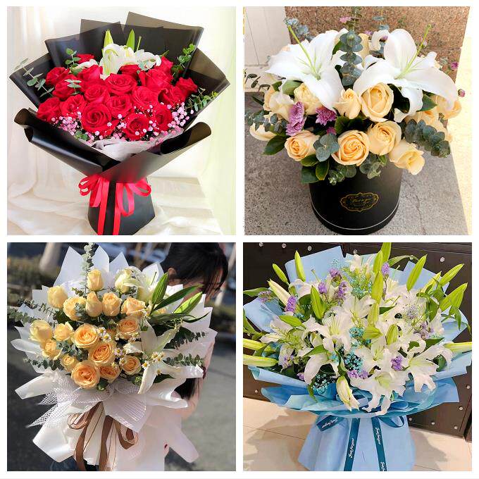 送曲靖市富源县会泽县宣威市同城鲜花店订玫瑰百合送女友老婆生日