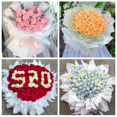 送六安市金安区裕安区叶集区同城鲜花店三八玫瑰送闺蜜女朋友老婆