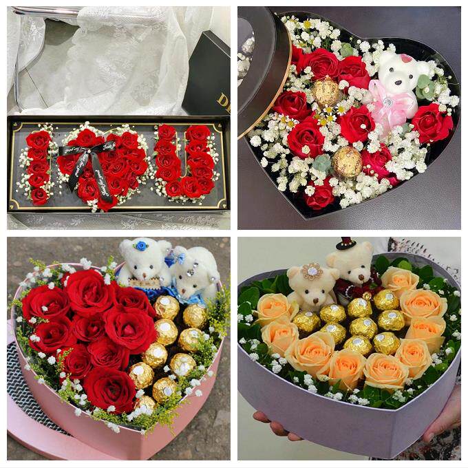 中山市三角横栏镇南头阜沙镇同城鲜花店平安夜玫瑰礼盒送女友老婆