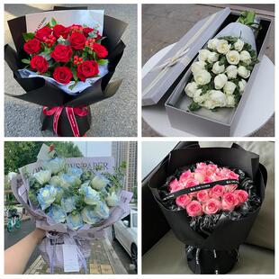 运城市平陆芮城县永济河津市同城鲜花店情人节送老婆玫瑰表白女友