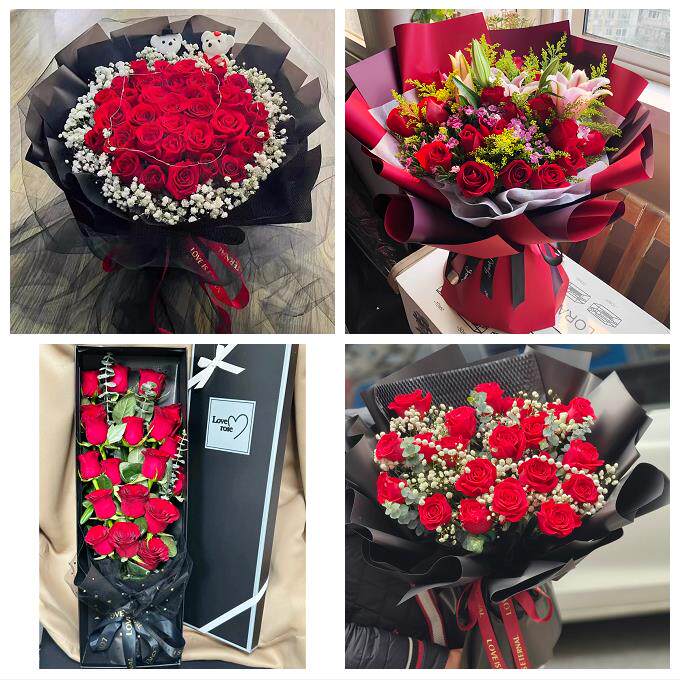 四川雅安市雨城区名山区荥经县同城花店订38玫瑰鲜花送老婆女朋友