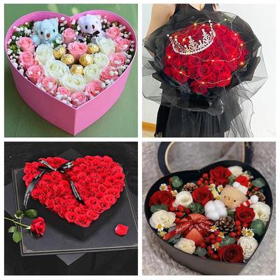 深圳南山区南头南山招商蛇口同城鲜花店送女朋友闺蜜圣诞玫瑰礼盒