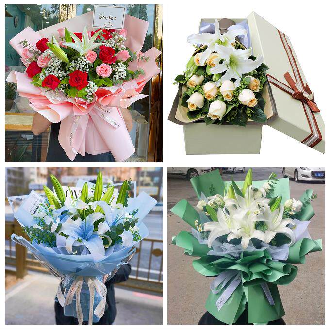 送武汉市武昌区青山区洪山区同城鲜花店订玫瑰百合送女友老婆生日