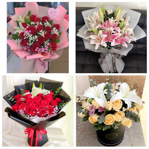 河南濮阳市范县台前县濮阳县同城鲜花店订玫瑰百合送女友老婆生日