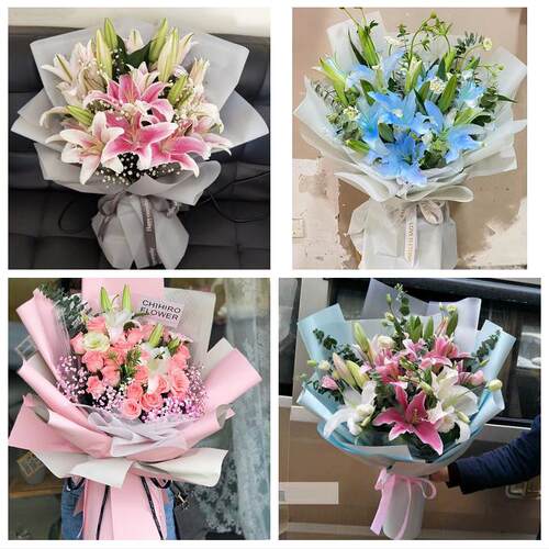 乐山沐川峨边马边县峨眉山市同城鲜花店订玫瑰百合送女友老婆生日