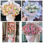 南昌市湾里区青山湖区南昌县同城鲜花店情人节玫瑰花束礼盒送女友