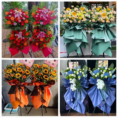 大连市甘井子旅顺口普兰店区同城鲜花店订开业花篮送朋友公司开张