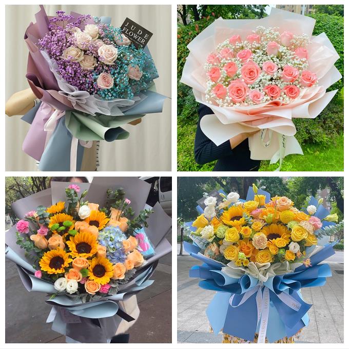 济宁市任城兖州区微山鱼台县同城鲜花店玫瑰向日葵送闺蜜朋友生日