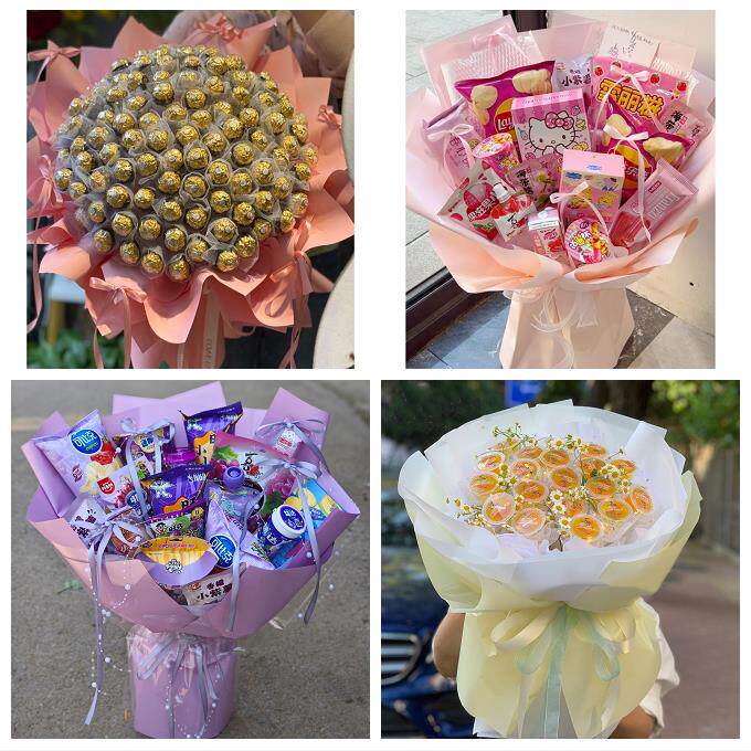 送镇江市丹阳市扬中市句容市同城鲜花店61儿童节鲜花零食饮料花束