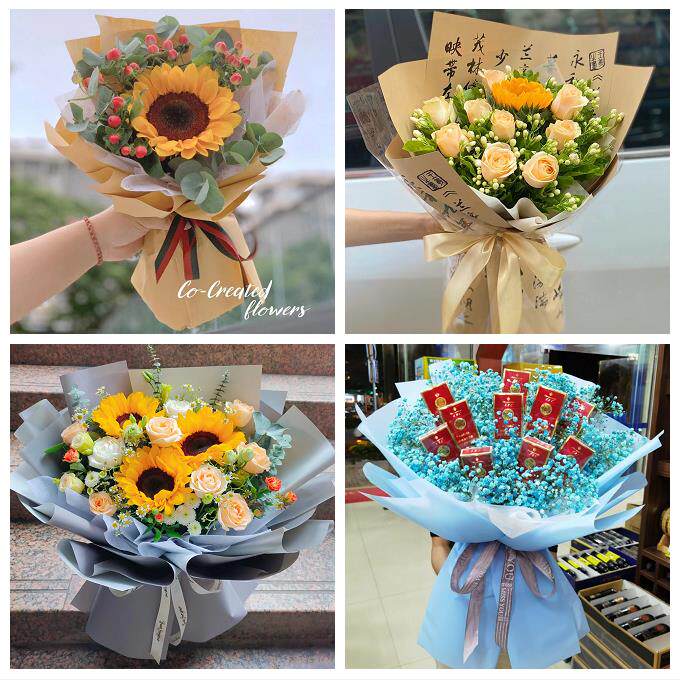 辽宁本溪市南芬区本溪县桓仁县同城鲜花店学生高考向日葵玫瑰花束